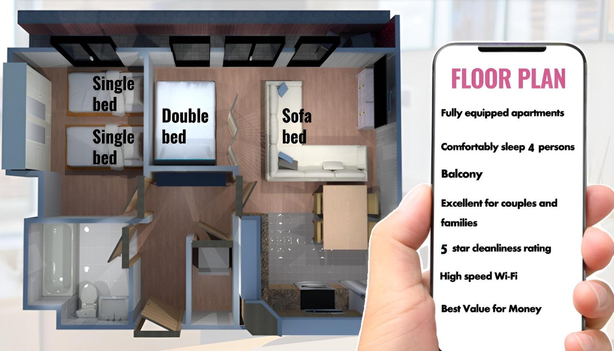 Sidemersey Livings- Convenient And Central 2-Bedroom Haven In L1 Liverpool Exteriör bild